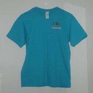 Margaritaville Landshark Surf Shack Atlantic City turquoise color T-shirt